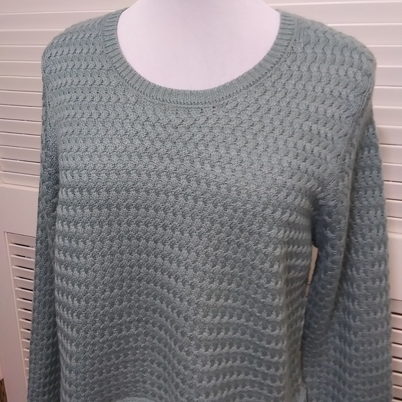 Anne French Long Sleeve Sweater with Lace Detail - Picture 3 of 8